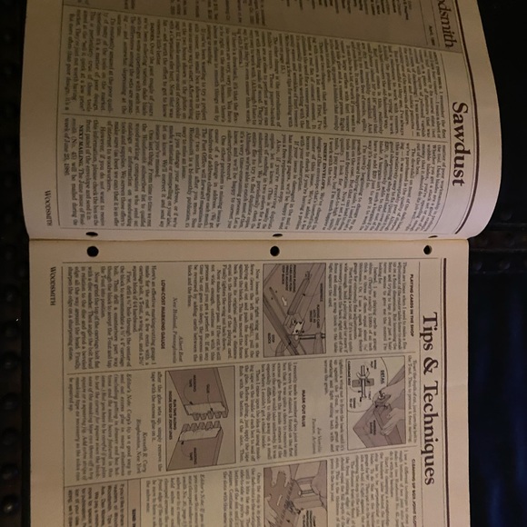 🎉5/$10🎉 Woodsmith magazine number 44 April 1986 recipe card box, briefcase - Picture 3 of 10